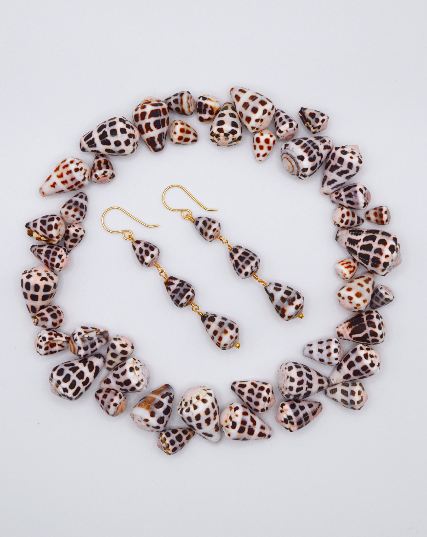 Triple Hebrew Cone Earrings