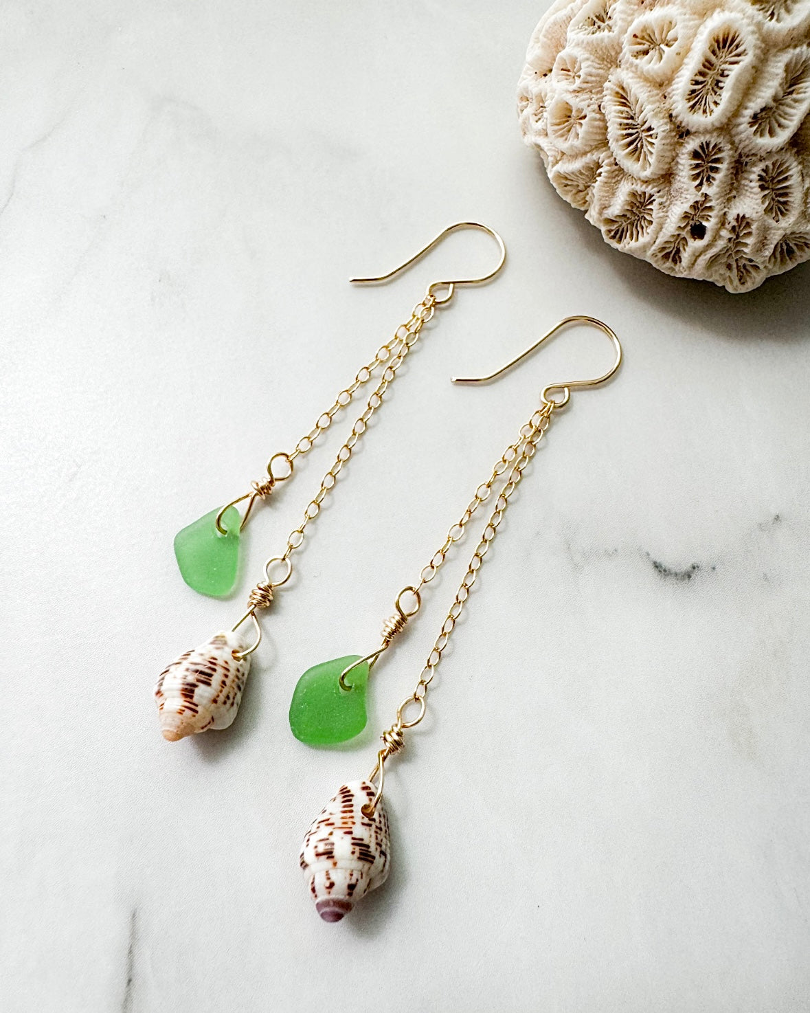 Dove Shell Earrings